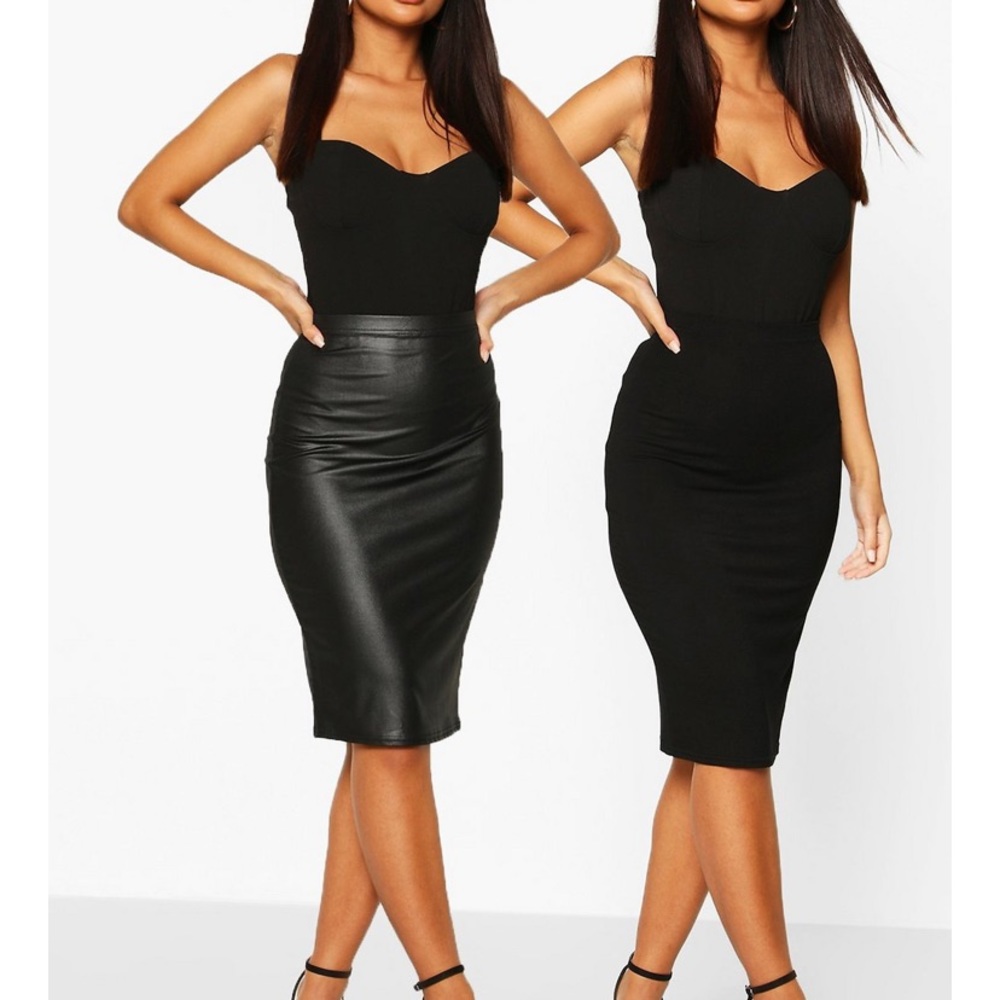Petite 2 pack midi skirts